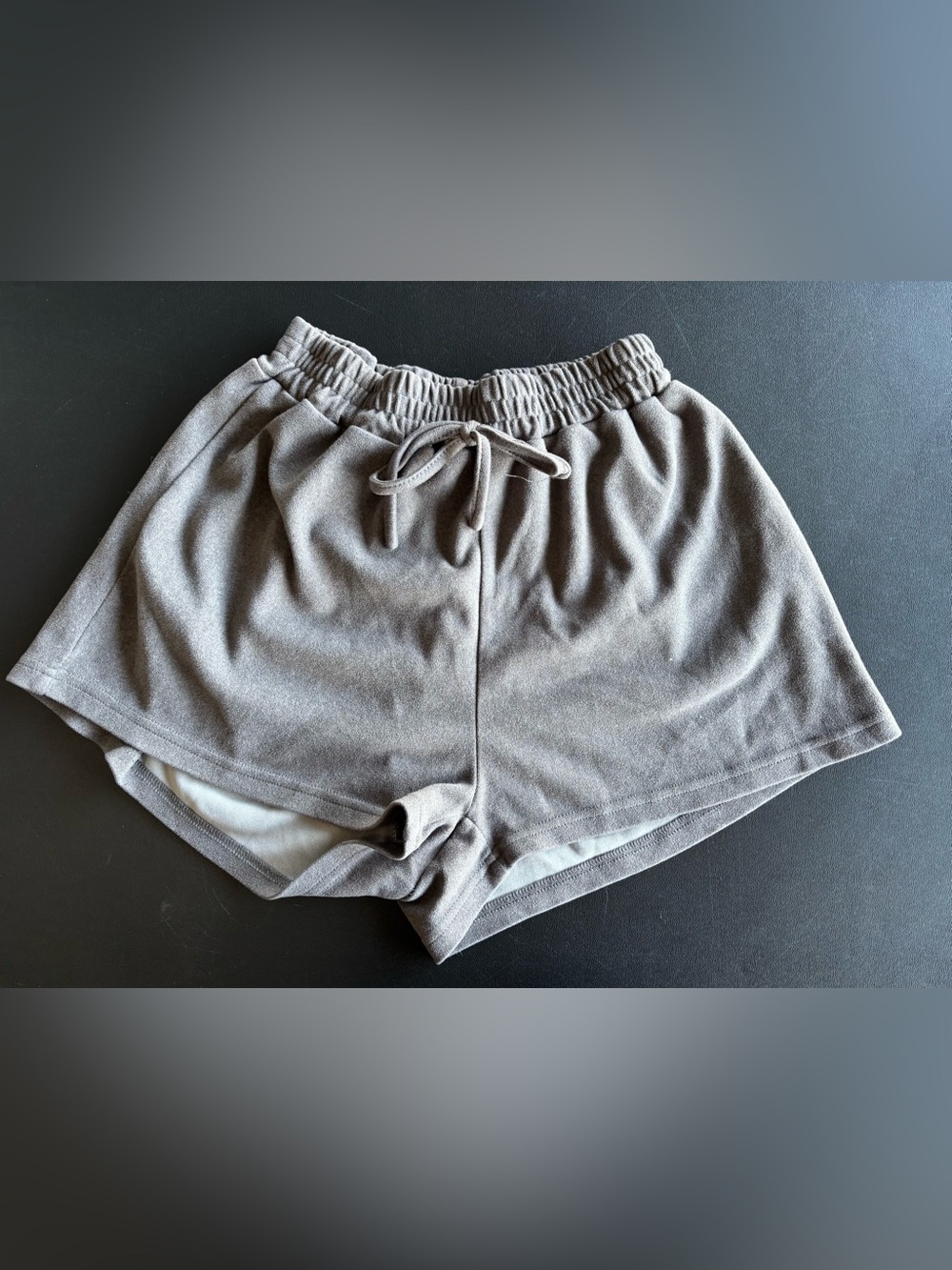 Casual Women's Gray Drawstring Shorts
